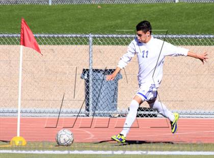 Thumbnail 3 in JSerra Cotholic v El Toro (South Orange County Classic Soccer Tournament) photogallery.