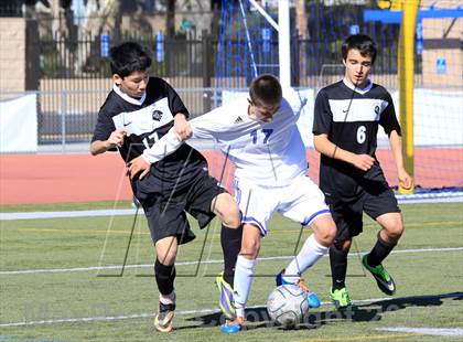 Thumbnail 3 in JSerra Cotholic v El Toro (South Orange County Classic Soccer Tournament) photogallery.