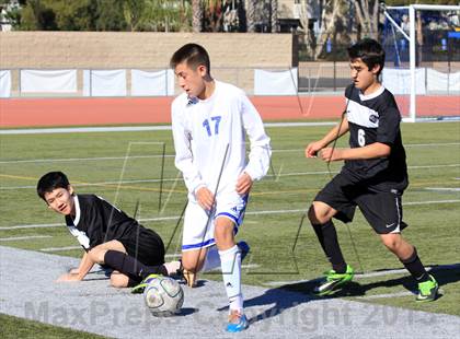 Thumbnail 1 in JSerra Cotholic v El Toro (South Orange County Classic Soccer Tournament) photogallery.