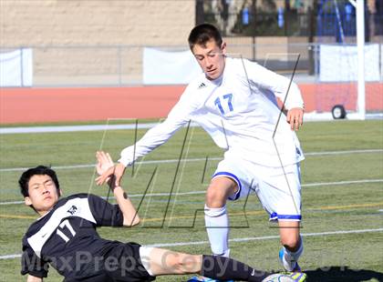 Thumbnail 3 in JSerra Cotholic v El Toro (South Orange County Classic Soccer Tournament) photogallery.