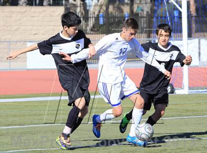 Thumbnail 2 in JSerra Cotholic v El Toro (South Orange County Classic Soccer Tournament) photogallery.