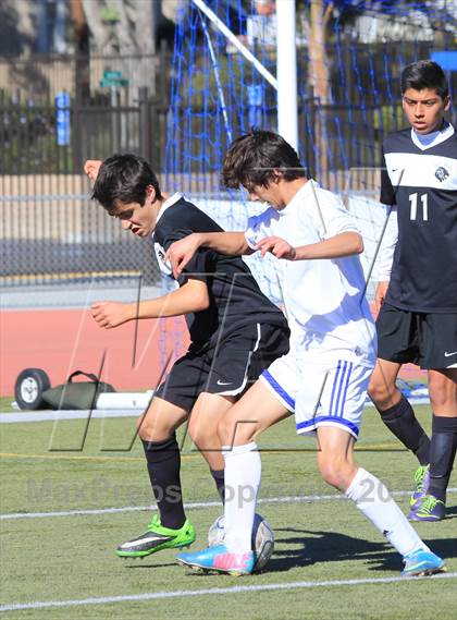 Thumbnail 3 in JSerra Cotholic v El Toro (South Orange County Classic Soccer Tournament) photogallery.
