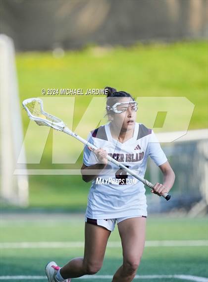 Thumbnail 1 in Mercer Island vs Seattle Academy (WSLA Semifinal) photogallery.