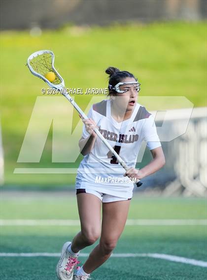 Thumbnail 2 in Mercer Island vs Seattle Academy (WSLA Semifinal) photogallery.