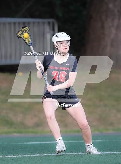 Thumbnail 3 in Mercer Island vs Seattle Academy (WSLA Semifinal) photogallery.