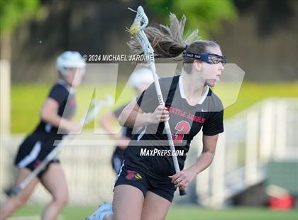 Thumbnail 3 in Mercer Island vs Seattle Academy (WSLA Semifinal) photogallery.