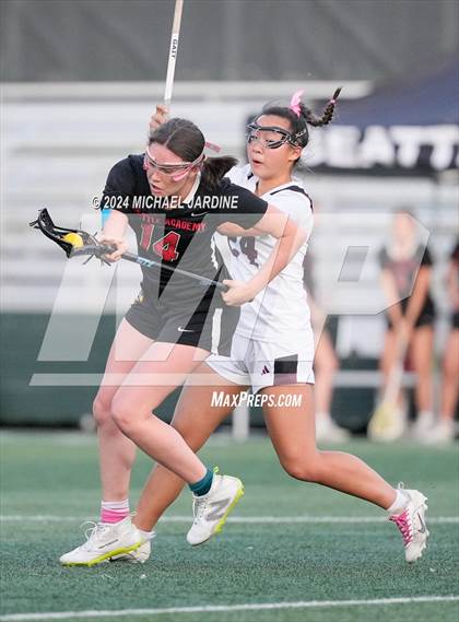 Thumbnail 3 in Mercer Island vs Seattle Academy (WSLA Semifinal) photogallery.
