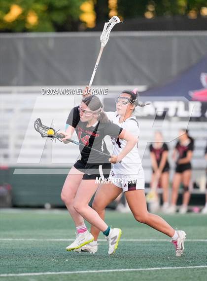 Thumbnail 2 in Mercer Island vs Seattle Academy (WSLA Semifinal) photogallery.