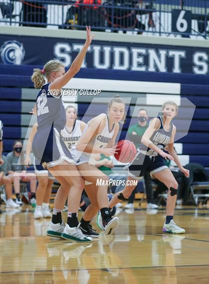 Thumbnail 2 in Copper Hills vs. Corner Canyon (Charger Winter Classic) photogallery.