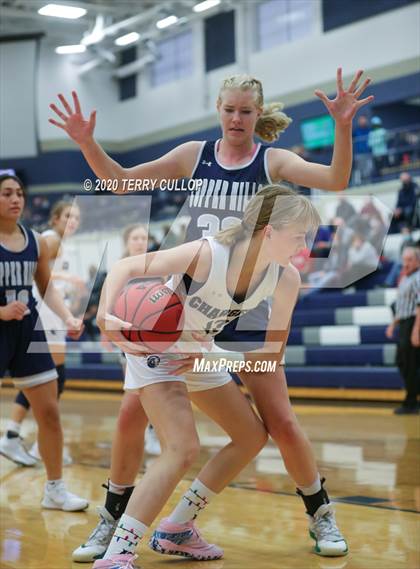 Thumbnail 1 in Copper Hills vs. Corner Canyon (Charger Winter Classic) photogallery.