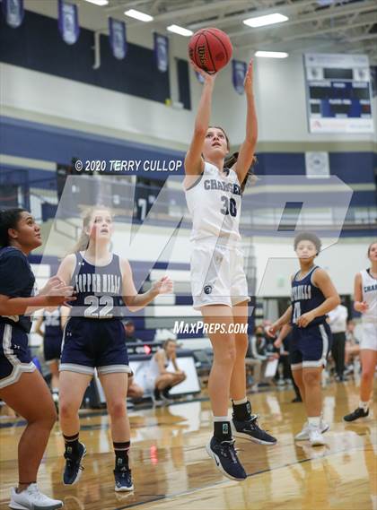 Thumbnail 1 in Copper Hills vs. Corner Canyon (Charger Winter Classic) photogallery.