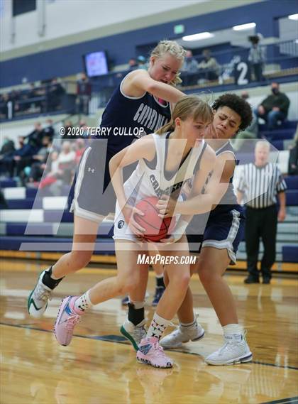 Thumbnail 2 in Copper Hills vs. Corner Canyon (Charger Winter Classic) photogallery.