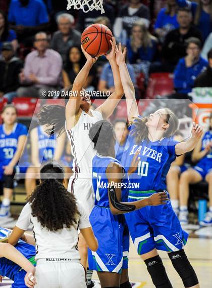 Thumbnail 3 in Xavier College Prep vs. Hamilton (AIA 6A Finals) photogallery.