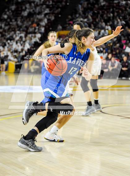 Thumbnail 2 in Xavier College Prep vs. Hamilton (AIA 6A Finals) photogallery.