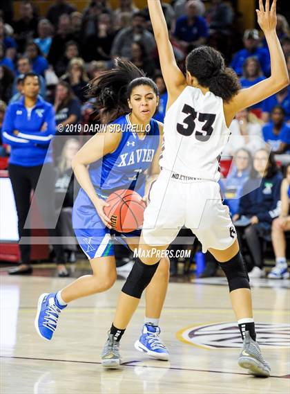 Thumbnail 2 in Xavier College Prep vs. Hamilton (AIA 6A Finals) photogallery.