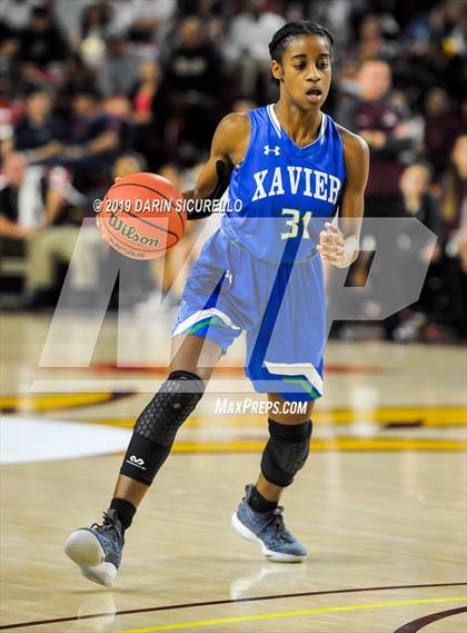 Thumbnail 3 in Xavier College Prep vs. Hamilton (AIA 6A Finals) photogallery.