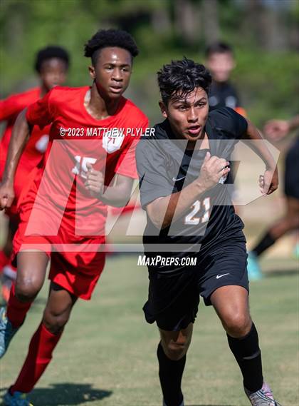 Thumbnail 2 in South View vs Seventy-First (3rd Annual 'B-Nice To You Heart' Boys' Soccer Jamboree) photogallery.