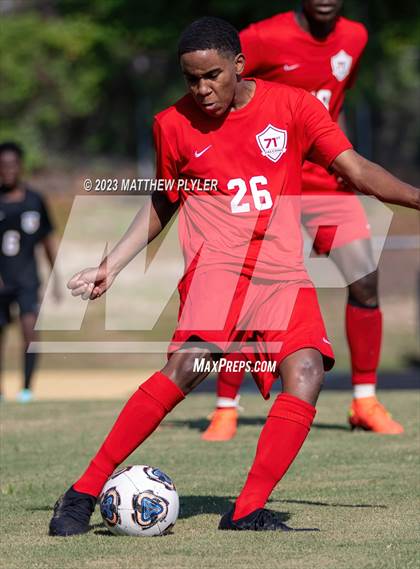 Thumbnail 2 in South View vs Seventy-First (3rd Annual 'B-Nice To You Heart' Boys' Soccer Jamboree) photogallery.
