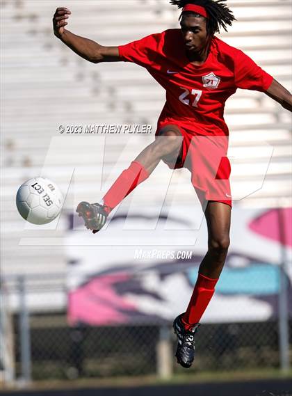 Thumbnail 2 in South View vs Seventy-First (3rd Annual 'B-Nice To You Heart' Boys' Soccer Jamboree) photogallery.
