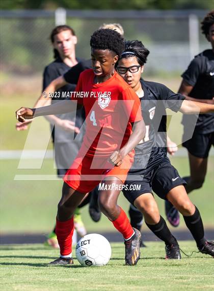 Thumbnail 2 in South View vs Seventy-First (3rd Annual 'B-Nice To You Heart' Boys' Soccer Jamboree) photogallery.