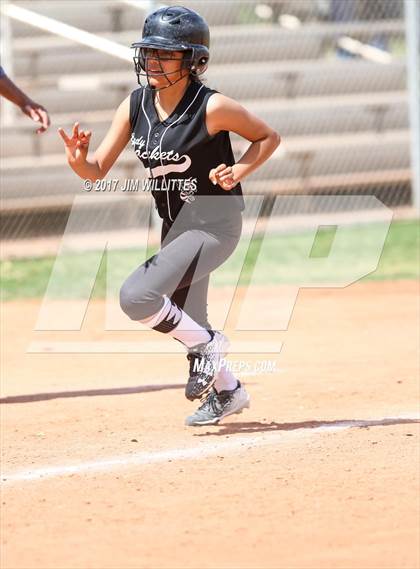 Thumbnail 2 in Tonopah Valley vs Tombstone (Chandler Prep Softball Classic)  photogallery.