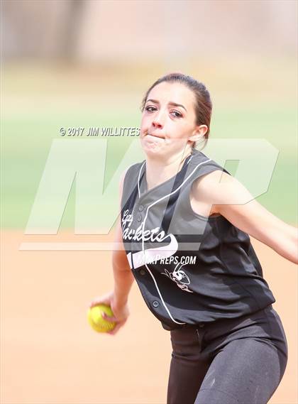 Thumbnail 3 in Tonopah Valley vs Tombstone (Chandler Prep Softball Classic)  photogallery.