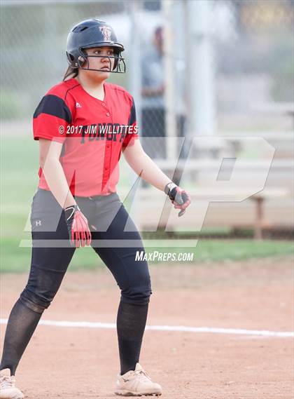 Thumbnail 2 in Tonopah Valley vs Tombstone (Chandler Prep Softball Classic)  photogallery.