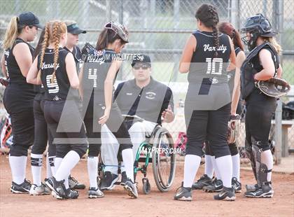 Thumbnail 2 in Tonopah Valley vs Tombstone (Chandler Prep Softball Classic)  photogallery.