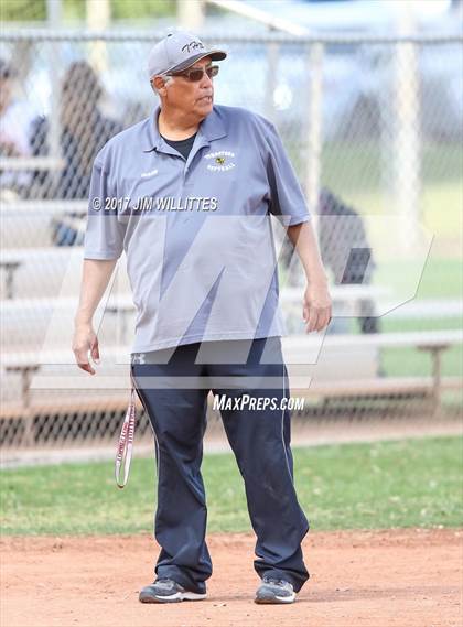 Thumbnail 3 in Tonopah Valley vs Tombstone (Chandler Prep Softball Classic)  photogallery.