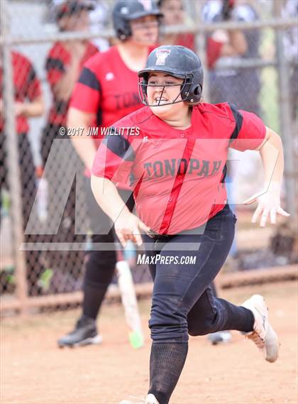 Thumbnail 3 in Tonopah Valley vs Tombstone (Chandler Prep Softball Classic)  photogallery.