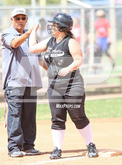 Thumbnail 2 in Tonopah Valley vs Tombstone (Chandler Prep Softball Classic)  photogallery.