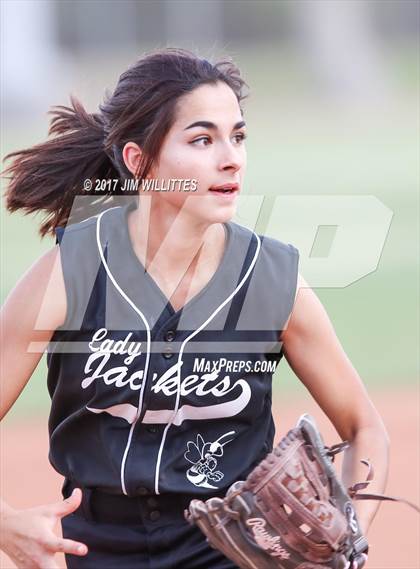 Thumbnail 3 in Tonopah Valley vs Tombstone (Chandler Prep Softball Classic)  photogallery.