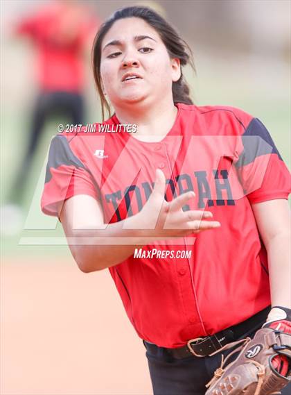 Thumbnail 2 in Tonopah Valley vs Tombstone (Chandler Prep Softball Classic)  photogallery.