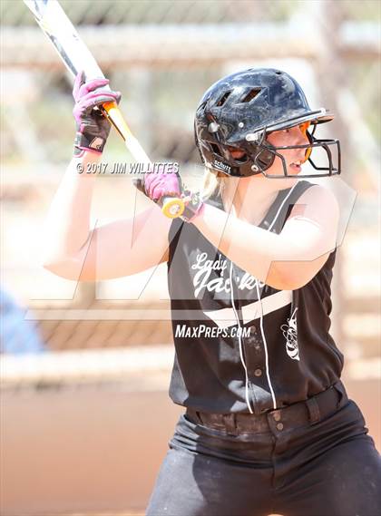 Thumbnail 3 in Tonopah Valley vs Tombstone (Chandler Prep Softball Classic)  photogallery.