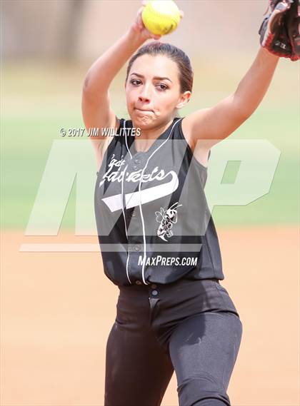 Thumbnail 2 in Tonopah Valley vs Tombstone (Chandler Prep Softball Classic)  photogallery.