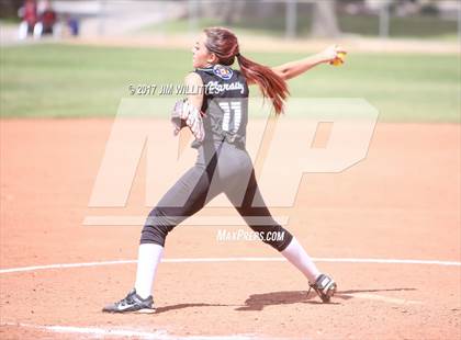 Thumbnail 3 in Tonopah Valley vs Tombstone (Chandler Prep Softball Classic)  photogallery.