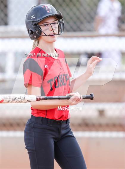Thumbnail 2 in Tonopah Valley vs Tombstone (Chandler Prep Softball Classic)  photogallery.