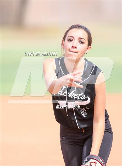 Thumbnail 2 in Tonopah Valley vs Tombstone (Chandler Prep Softball Classic)  photogallery.