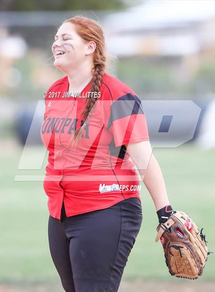 Thumbnail 3 in Tonopah Valley vs Tombstone (Chandler Prep Softball Classic)  photogallery.