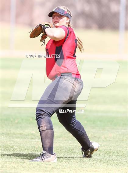 Thumbnail 3 in Tonopah Valley vs Tombstone (Chandler Prep Softball Classic)  photogallery.