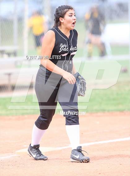 Thumbnail 1 in Tonopah Valley vs Tombstone (Chandler Prep Softball Classic)  photogallery.