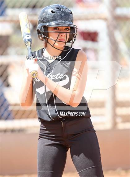 Thumbnail 2 in Tonopah Valley vs Tombstone (Chandler Prep Softball Classic)  photogallery.