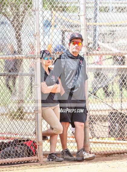 Thumbnail 3 in Tonopah Valley vs Tombstone (Chandler Prep Softball Classic)  photogallery.