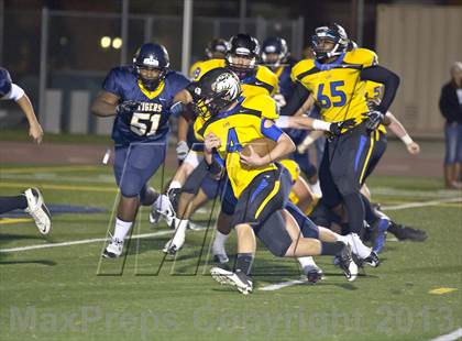 Thumbnail 3 in Lincoln @ Inderkum (CIF SJS Playoff) photogallery.