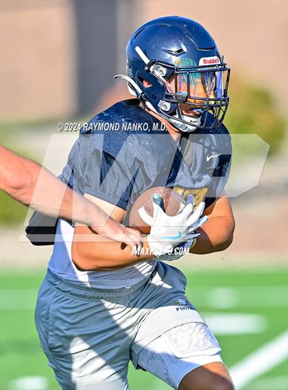 Thumbnail 2 in Mississinewa vs Delta (Grant County Scrimmage)  photogallery.
