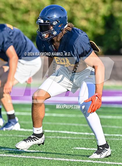 Thumbnail 2 in Mississinewa vs Delta (Grant County Scrimmage)  photogallery.