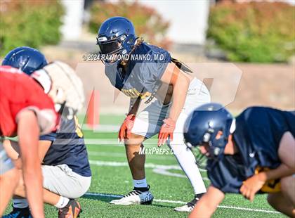 Thumbnail 3 in Mississinewa vs Delta (Grant County Scrimmage)  photogallery.