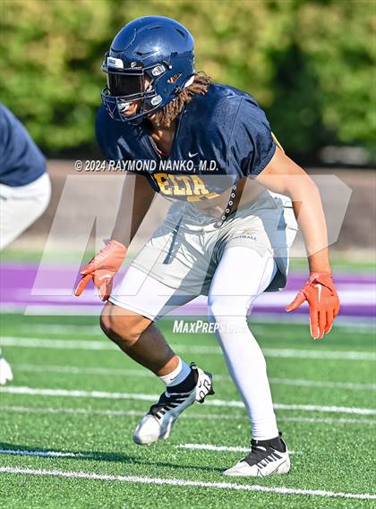 Thumbnail 1 in Mississinewa vs Delta (Grant County Scrimmage)  photogallery.