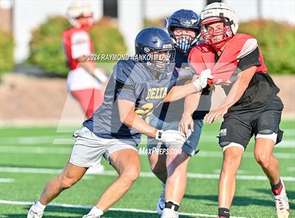 Thumbnail 2 in Mississinewa vs Delta (Grant County Scrimmage)  photogallery.