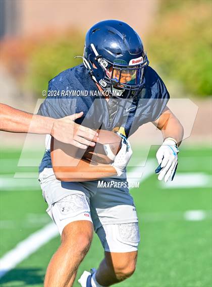 Thumbnail 2 in Mississinewa vs Delta (Grant County Scrimmage)  photogallery.